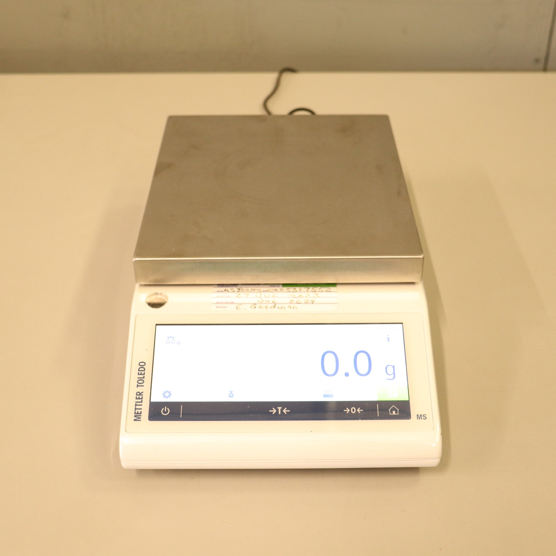 Mettler Toledo Precision Balance MS8001TS/00 100mg Readability