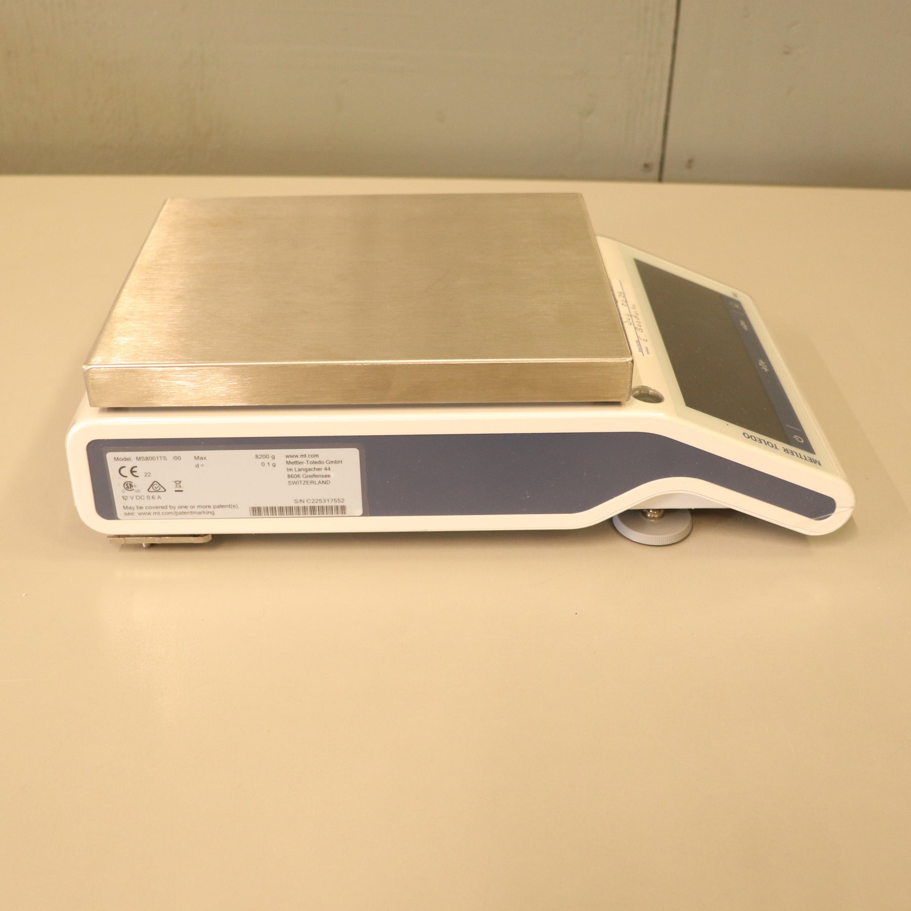 Mettler Toledo Precision Balance MS8001TS/00 100mg Readability