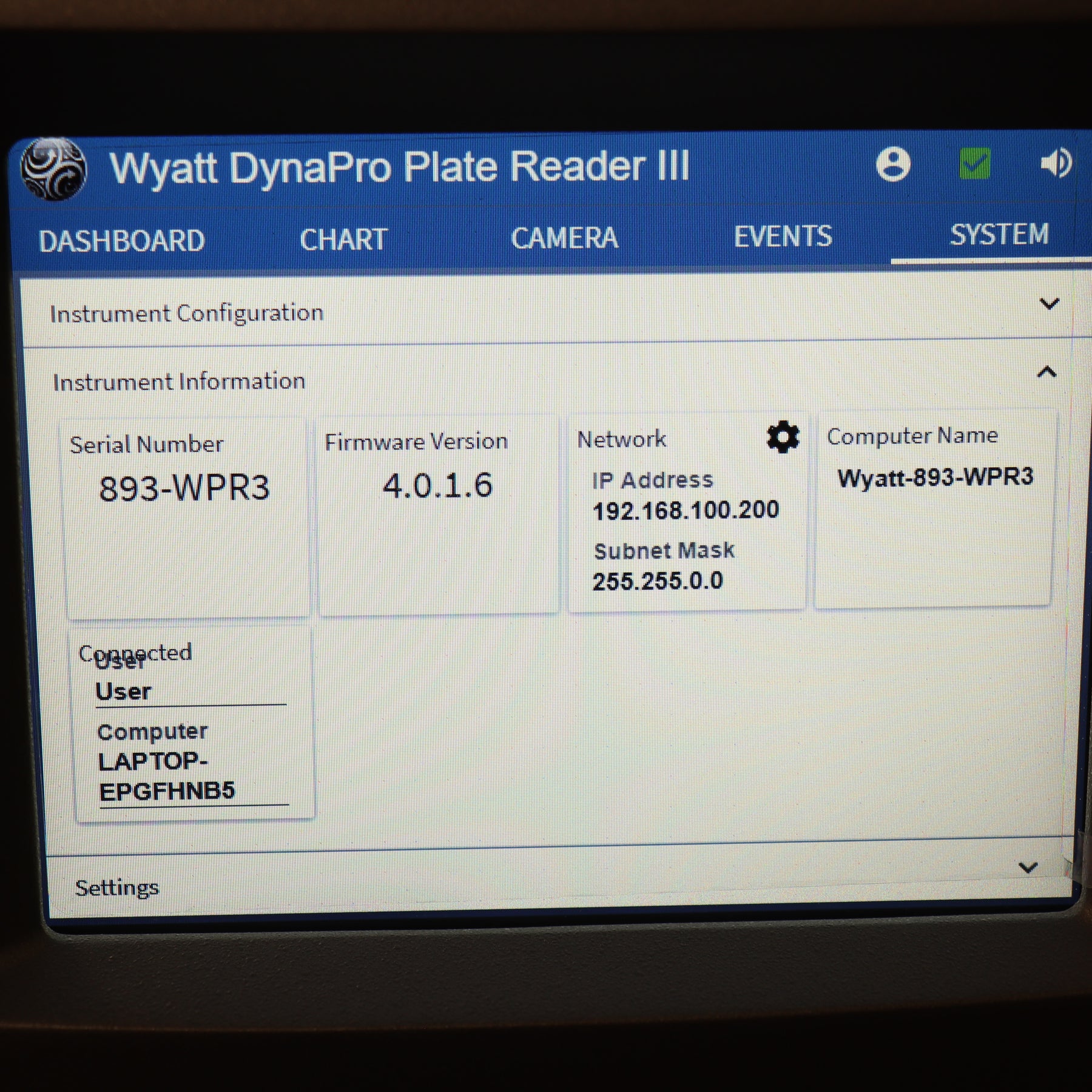 Wyatt DLS Dynamic Light Scattering DynaPro PlateReader III WPR3-02