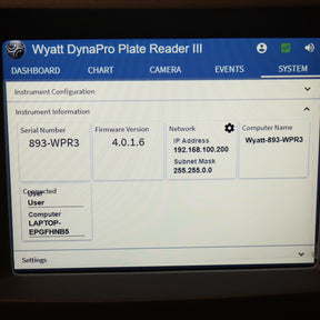 Wyatt DLS Dynamic Light Scattering DynaPro PlateReader III WPR3-02
