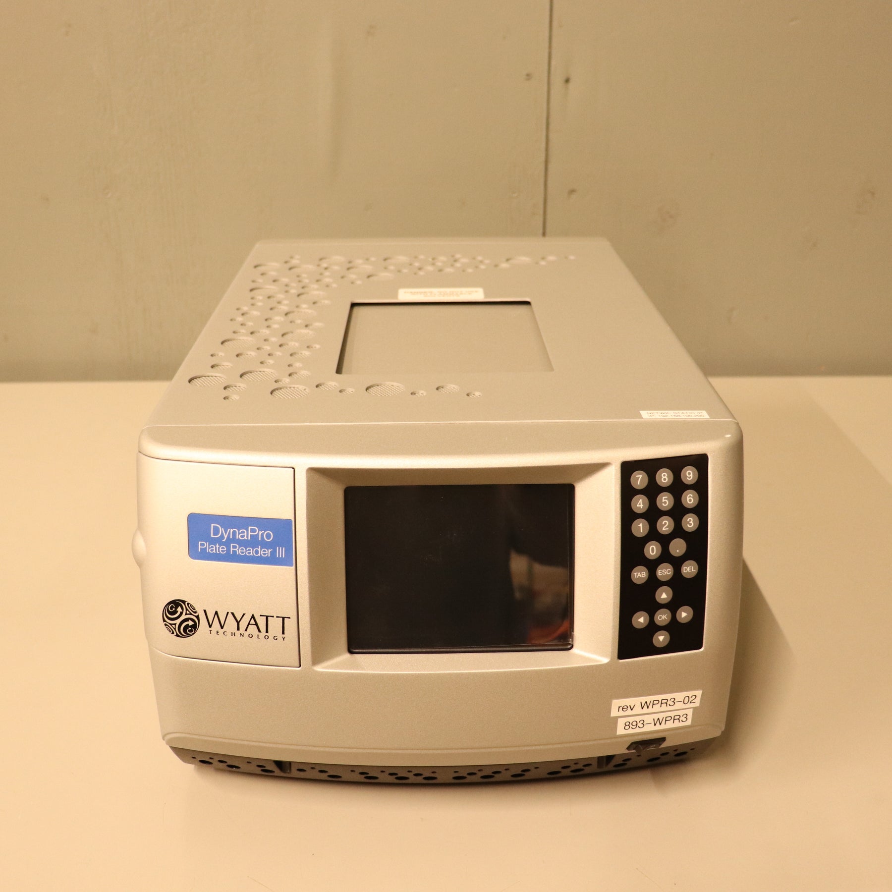 Wyatt DLS Dynamic Light Scattering DynaPro PlateReader III WPR3-02