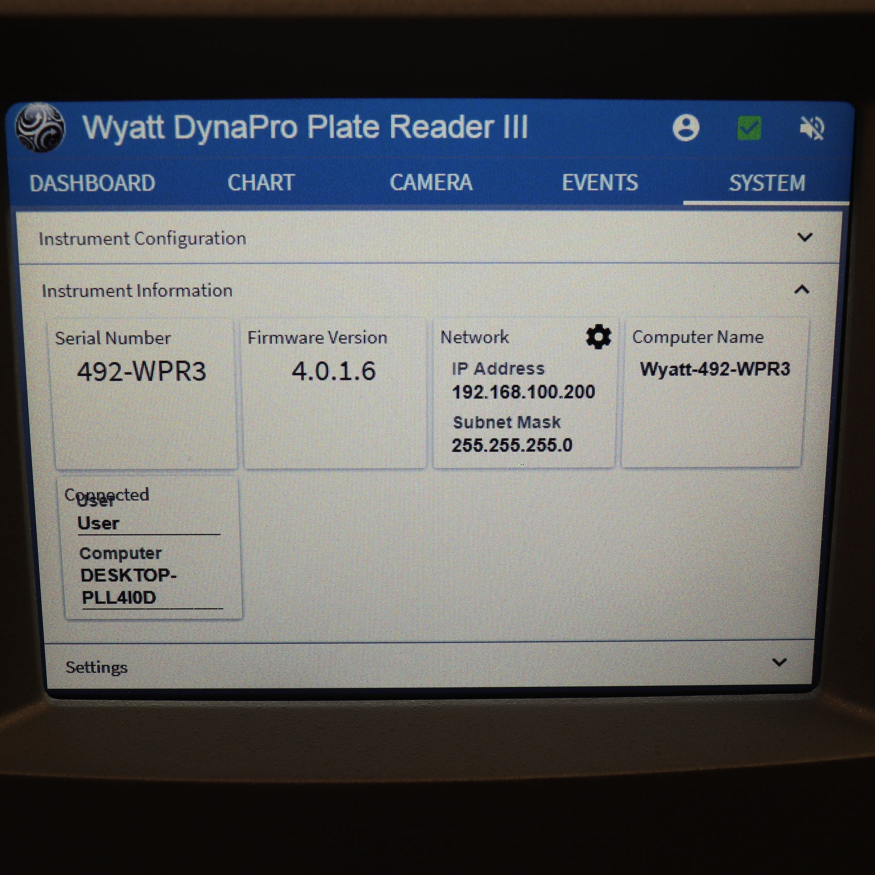 Wyatt DLS Dynamic Light Scattering DynaPro PlateReader III WPR3-01