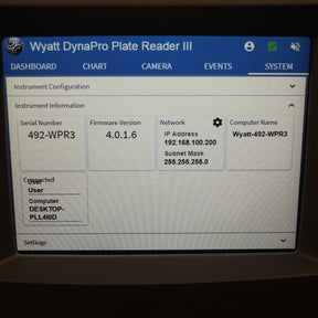 Wyatt DLS Dynamic Light Scattering DynaPro PlateReader III WPR3-01
