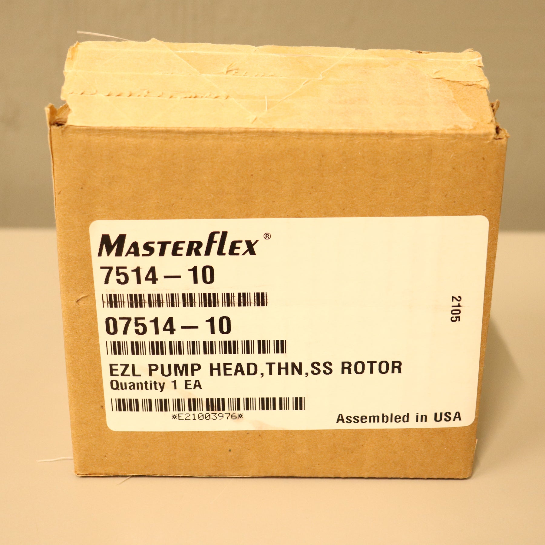 Cole-Parmer Masterflex 7555-00  L/S Analog Variable-Speed Pump Drive w/Head