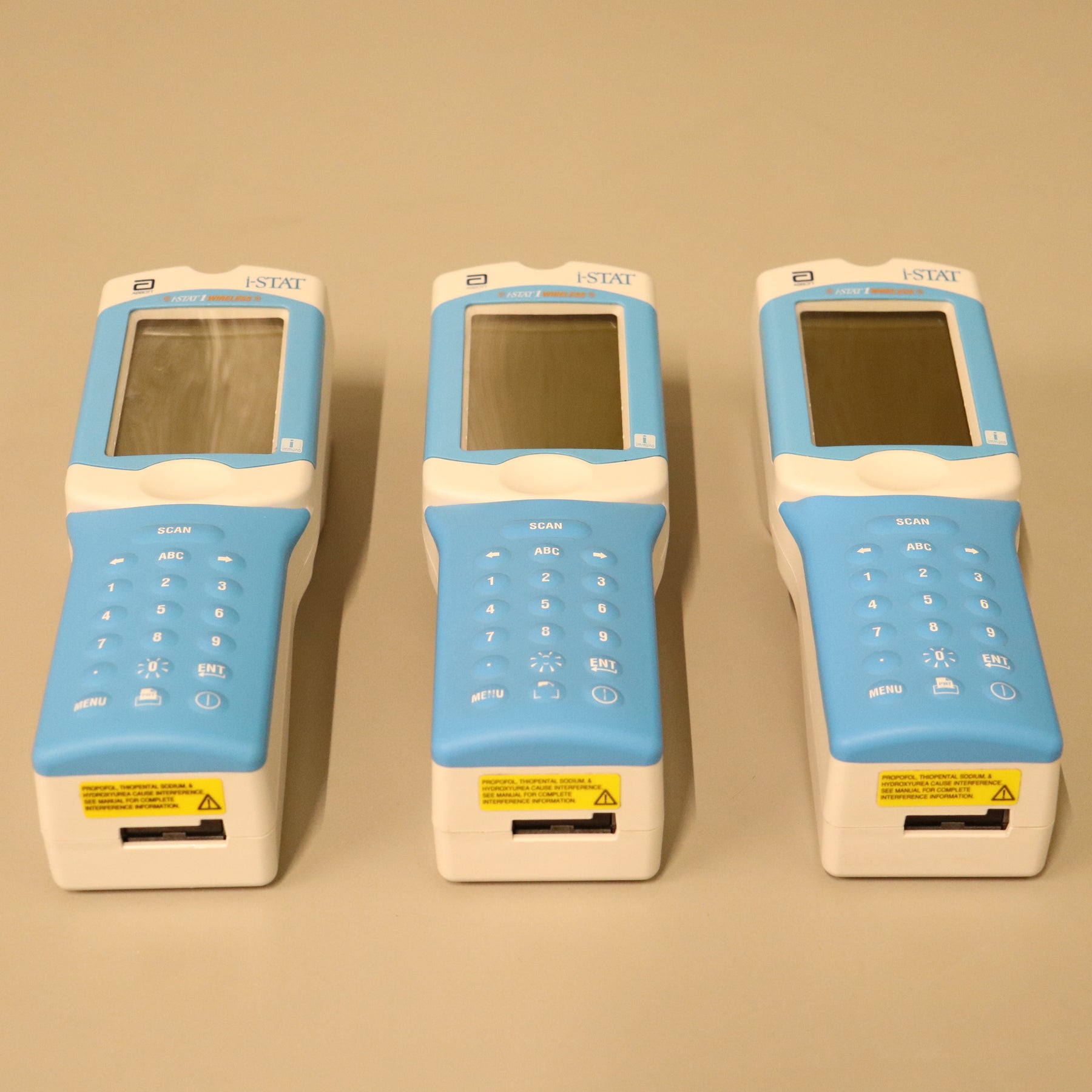 3x Abbott i-STAT 1 300W Wireless Blood Analyzer System w/Accessories