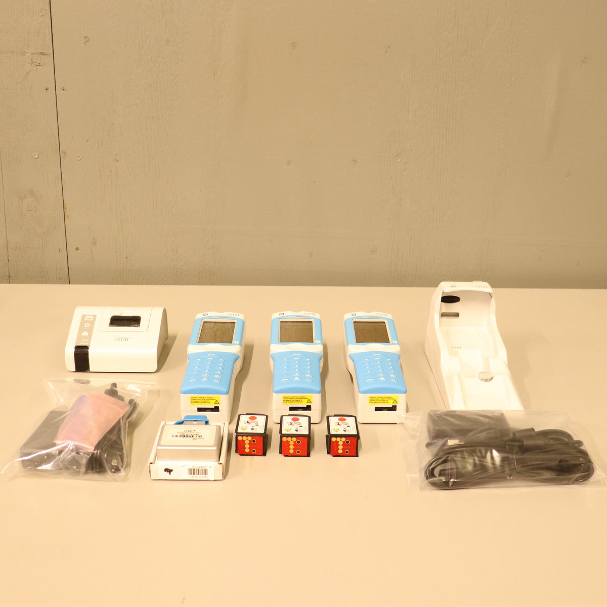 3x Abbott i-STAT 1 300W Wireless Blood Analyzer System w/Accessories