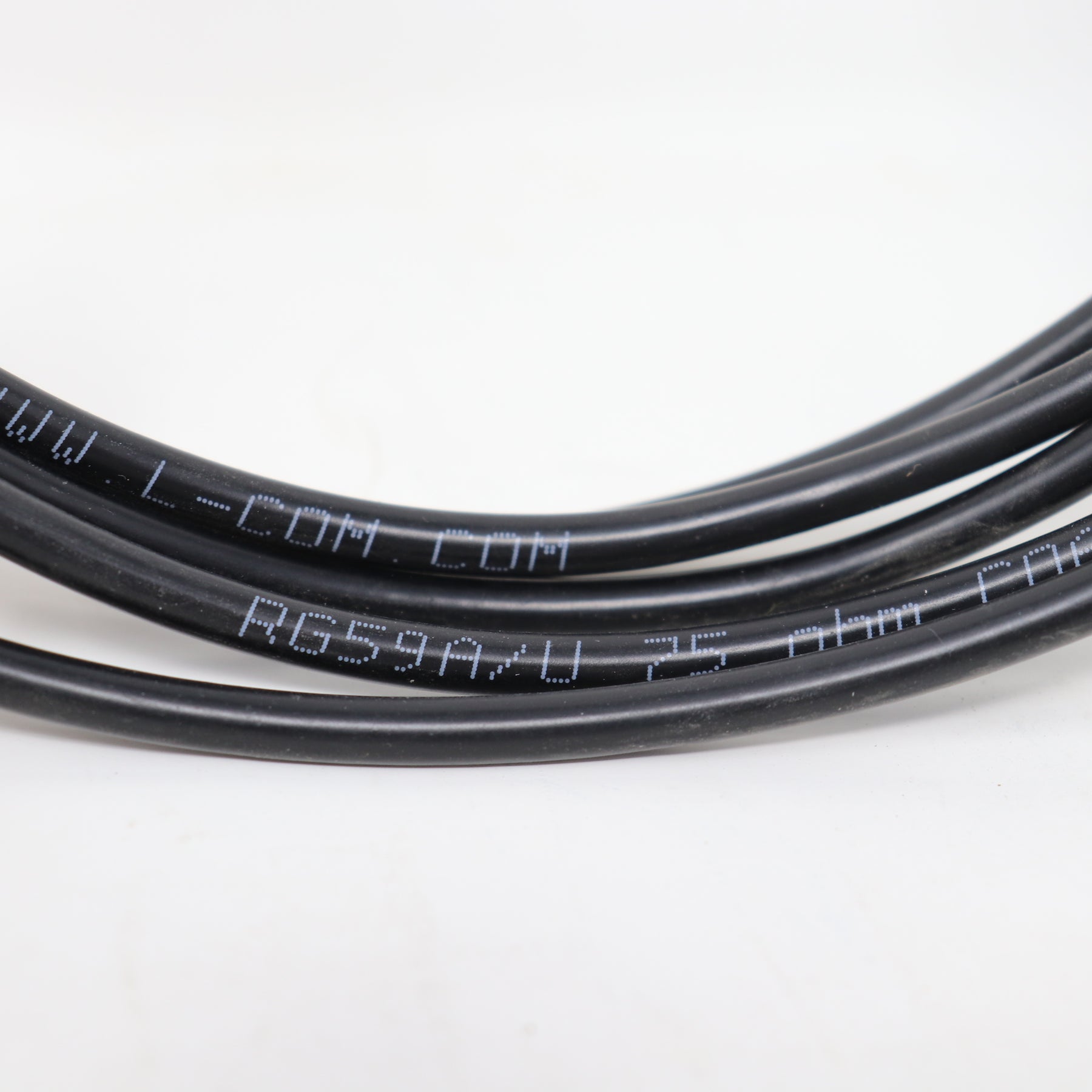 L-Com Coaxial RF Cable RG59A BNC Male / Male 15.0 ft CC59A-15