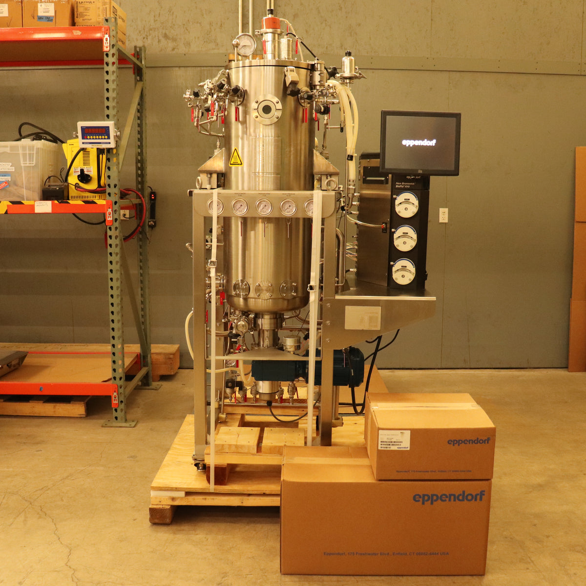 Eppendorf BioFlo 610 Pilot-Plant Fermenter Bioreactor 100L Jacketed Vessel