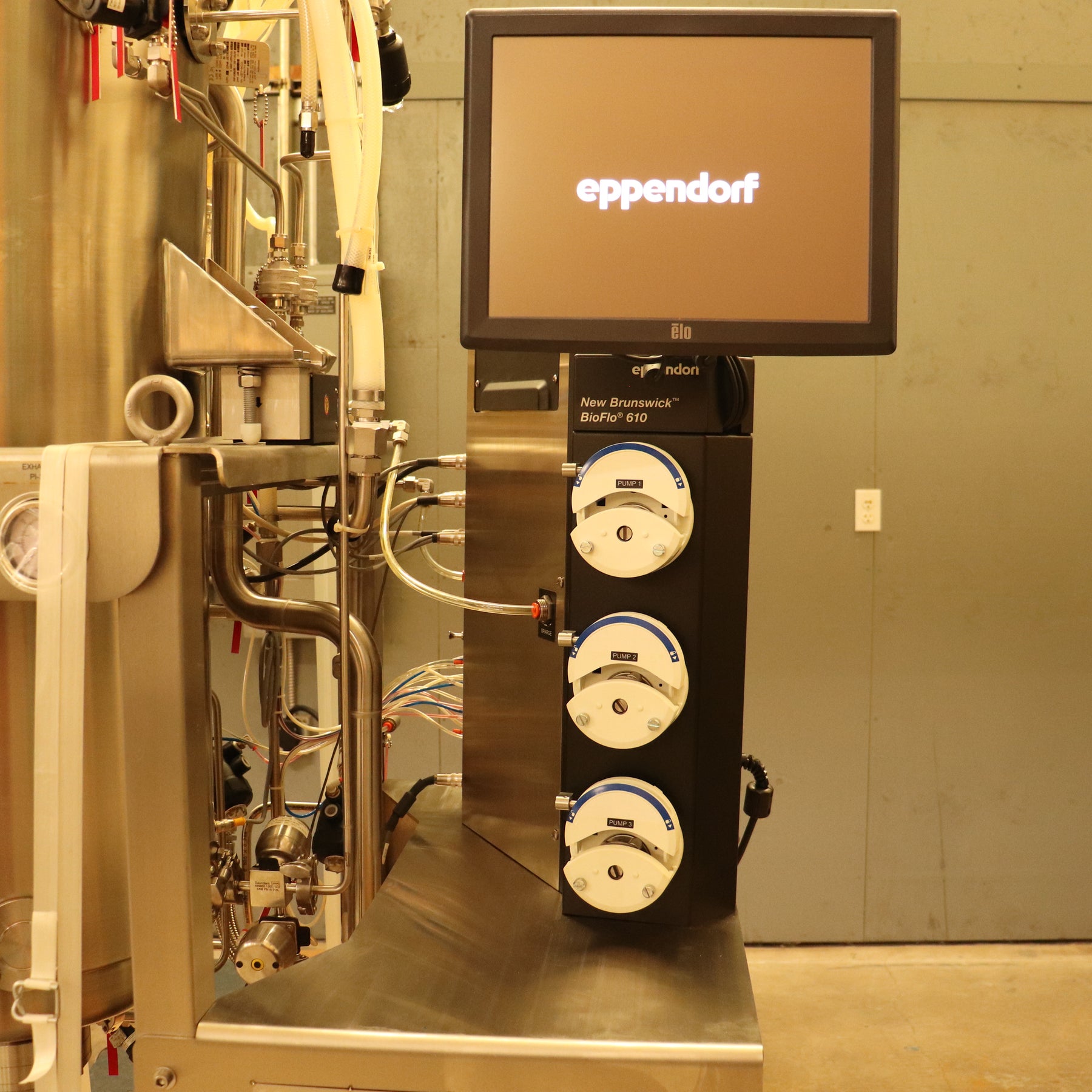Eppendorf BioFlo 610 Pilot-Plant Fermenter Bioreactor 100L Jacketed Vessel