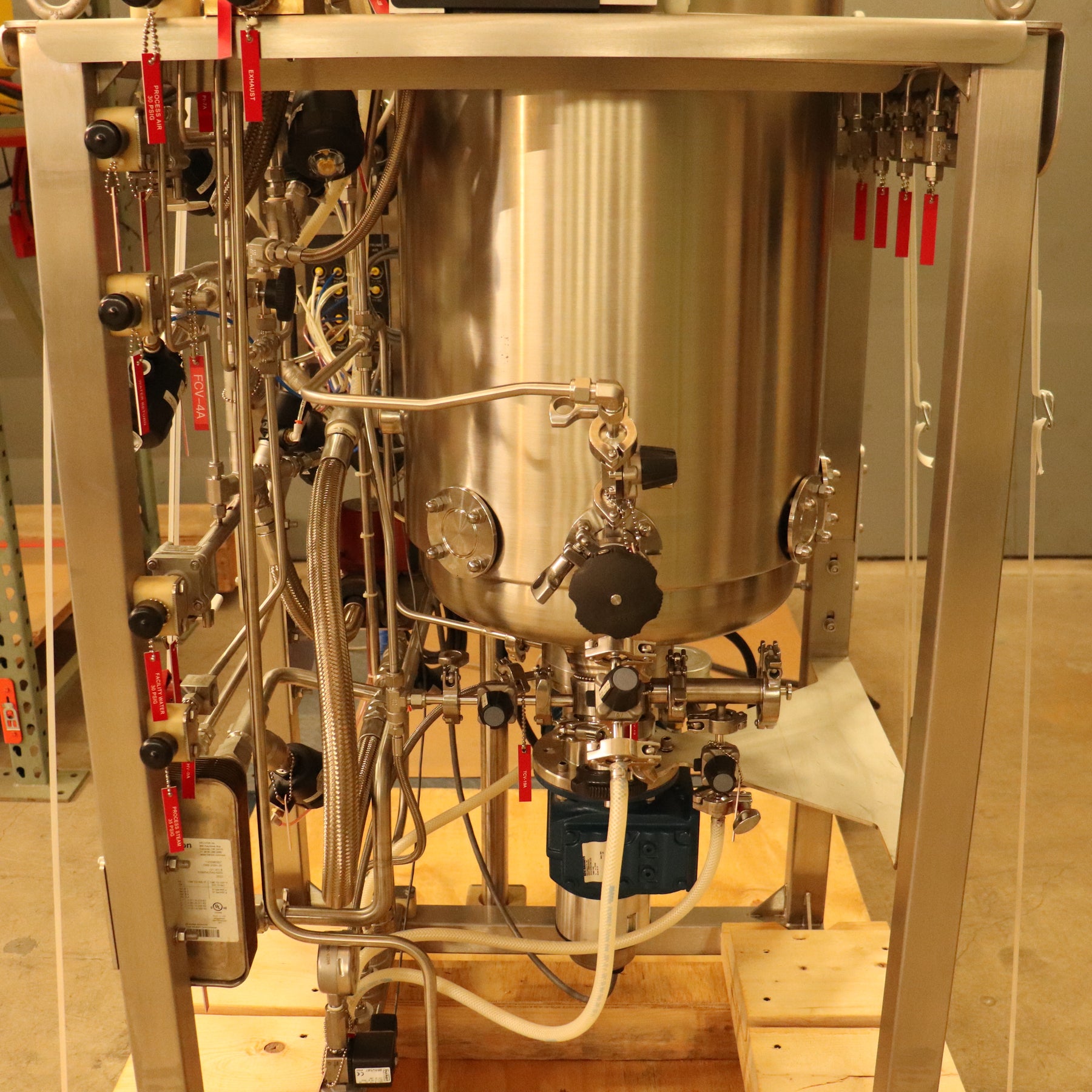 Eppendorf BioFlo 610 Pilot-Plant Fermenter Bioreactor 100L Jacketed Vessel