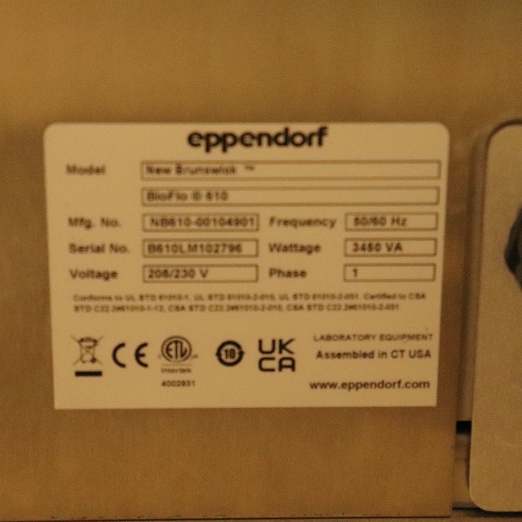 Eppendorf BioFlo 610 Pilot-Plant Fermenter Bioreactor 100L Jacketed Vessel