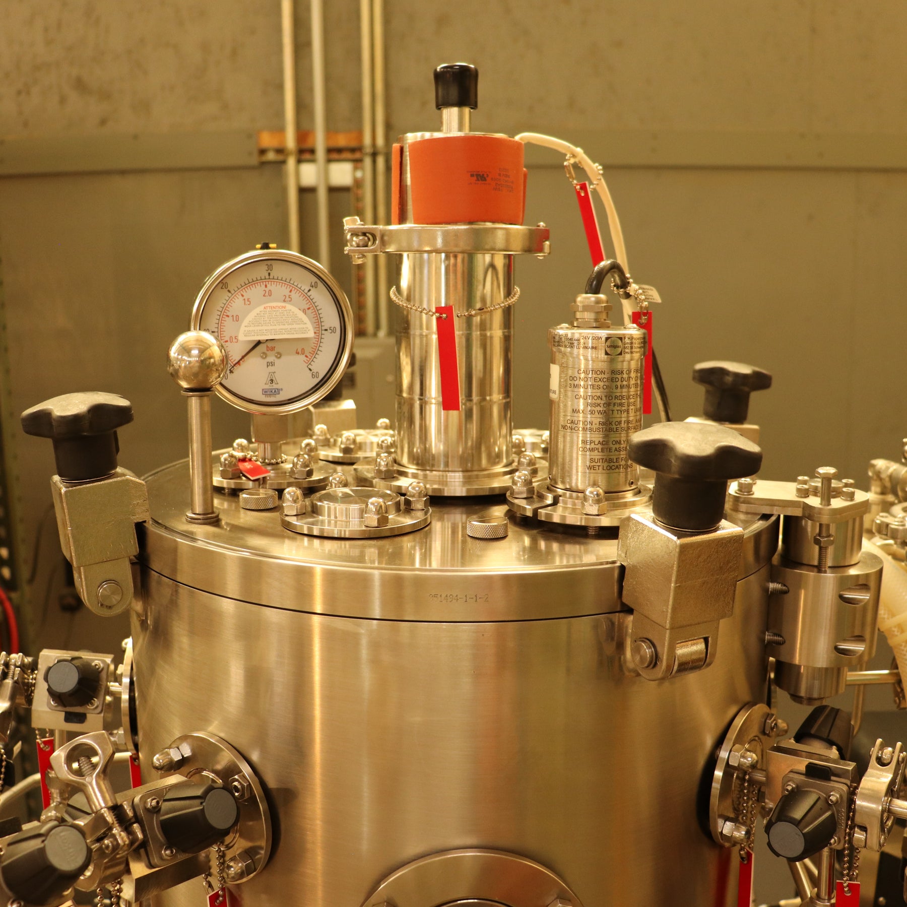 Eppendorf BioFlo 610 Pilot-Plant Fermenter Bioreactor 100L Jacketed Vessel