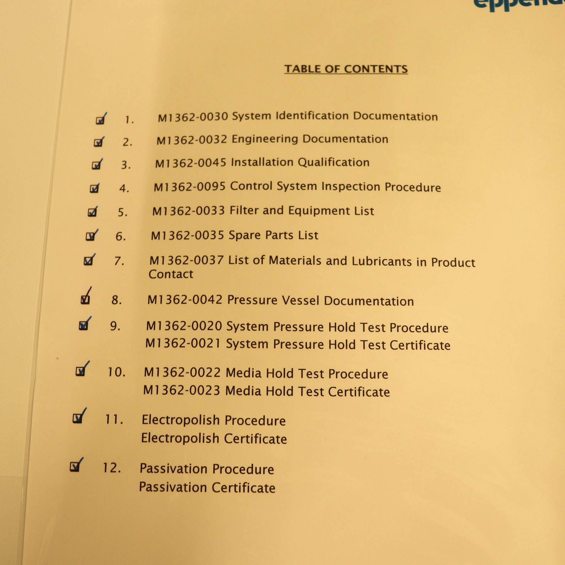 Eppendorf BioFlo 610 Pilot-Plant Fermenter Bioreactor 100L Jacketed Vessel