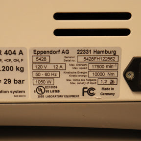 Eppendorf 5430R Refrigerated Centrifuge