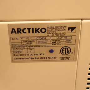 Arctiko ULUF 15 ULT -86C 0.3cuft Freezer