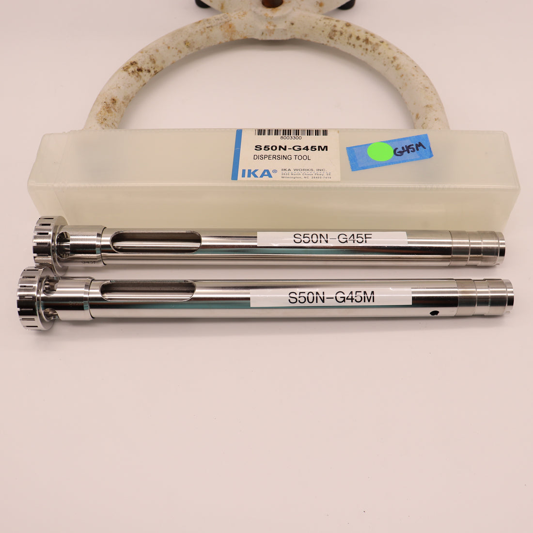 Turrax Ika Ultra Turrax T50 B S1 Basic Homogenizer w/ Stand & 2 Dispersing El