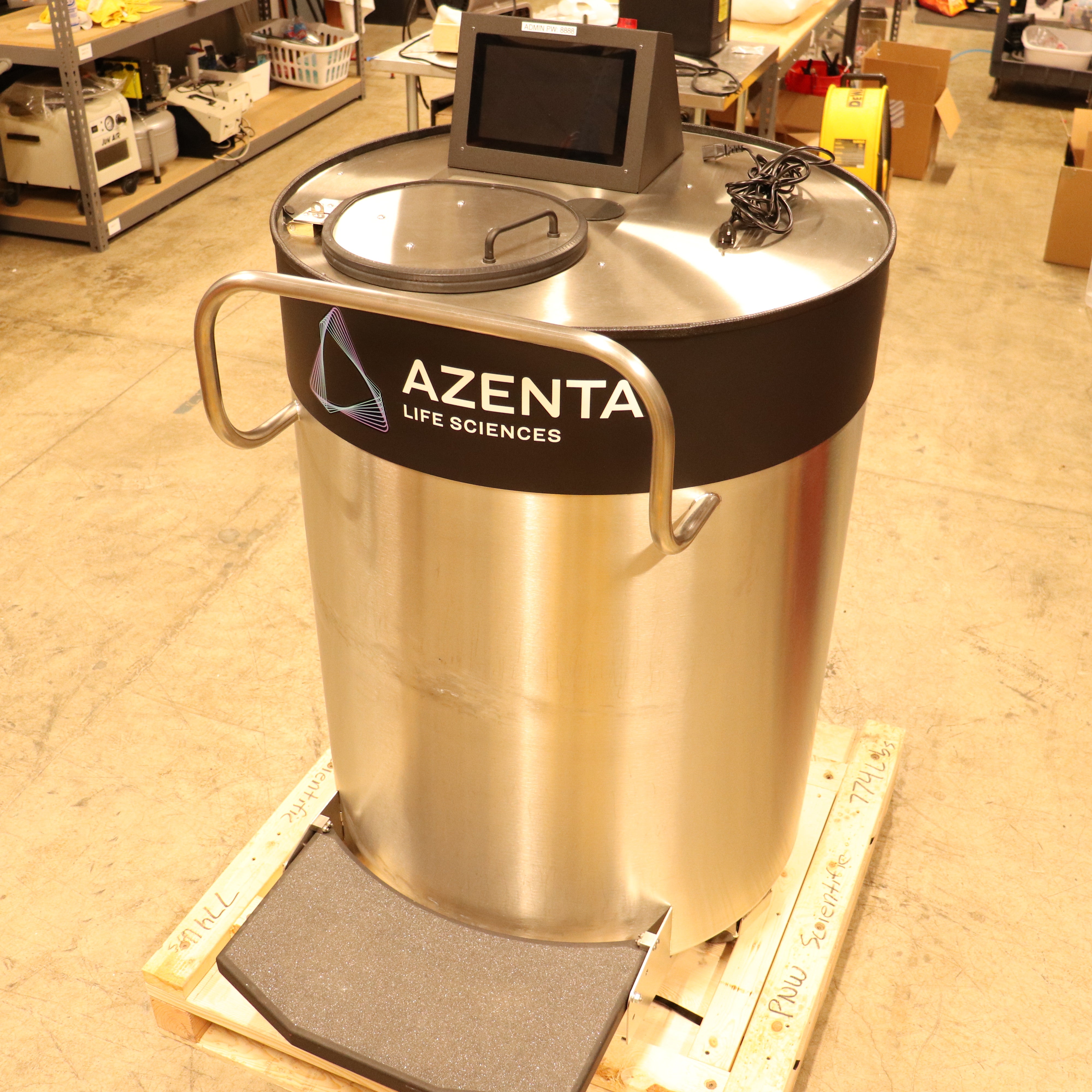 Azenta Freezer Rack Azenta A220 High Efficiency -190°C LN2 ULT Cryogenic Freezer