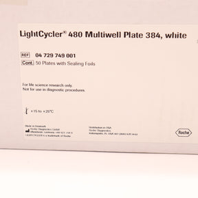 Roche LightCycler 480 Multiwell Plate 384, White W/ Sealing Foils 04729749001