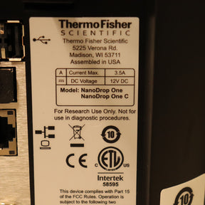 Thermo NanoDrop One C Microvolume/ Cuvette UV-Vis Spectrophotometer