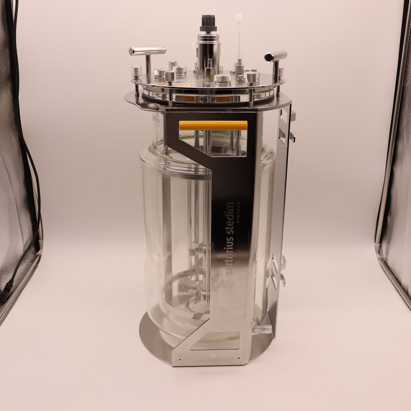 Sartorius Stedim 10L Double Wall Glass Bioreactor Fermenter Univessel-