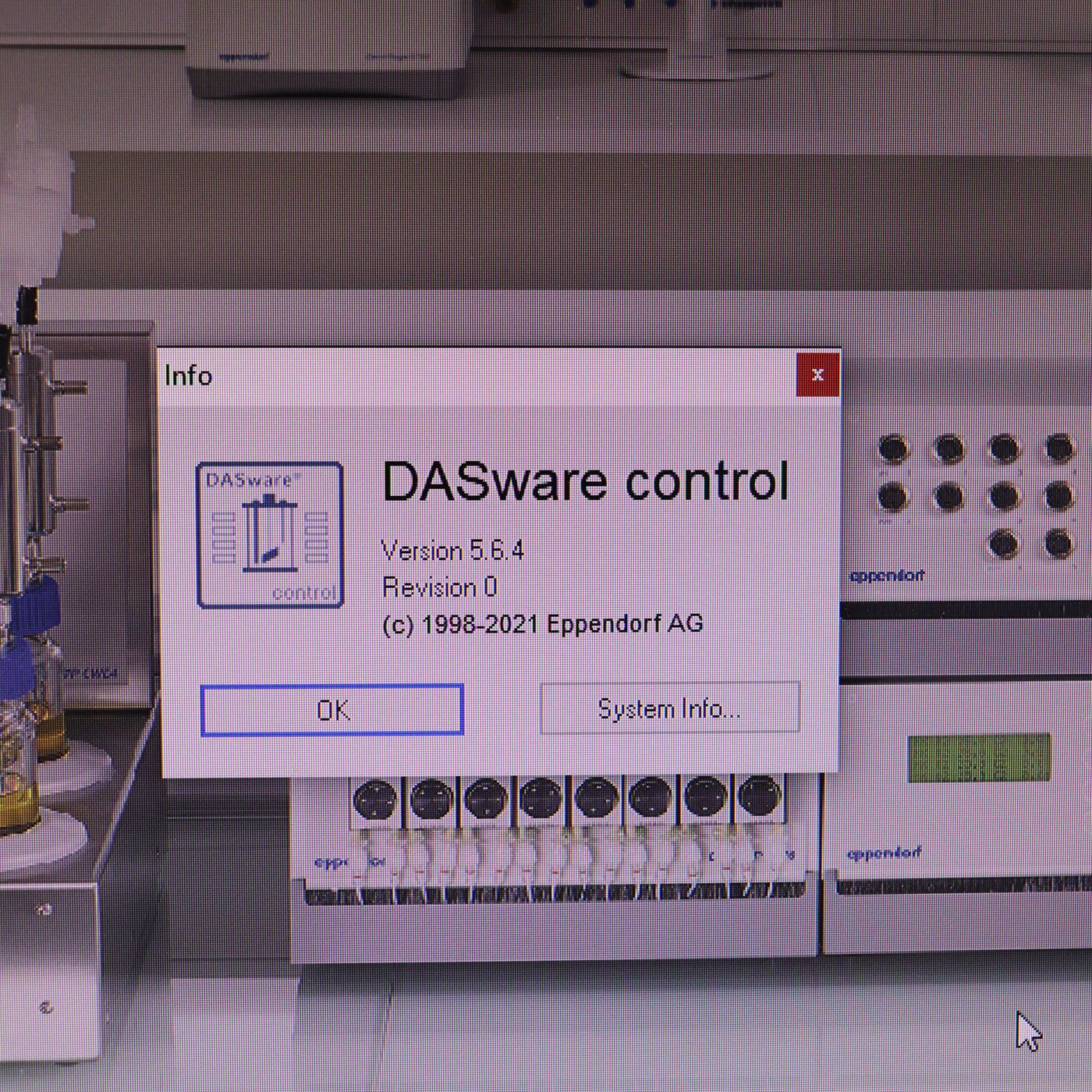 Dasgip Reactor Eppendorf DASGIP 8-Fold Parallel Bioreactor System with Process Comput
