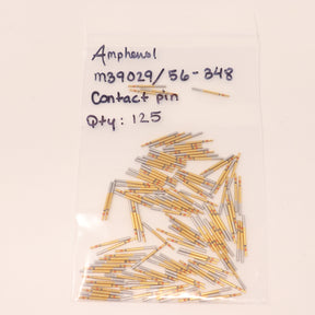125 Pack Amphenol Contact Socket 22-28AWG 22D M39029/56-348