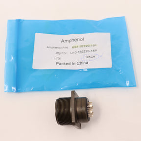 2 Pack Amphenol Connector MS3102E20-15P