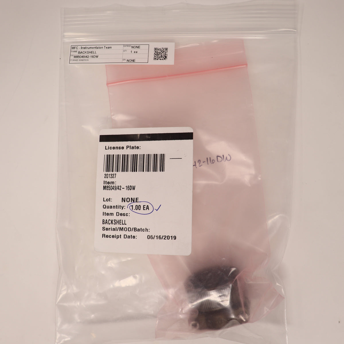 Amphenol Backshell M85049/42-16DW