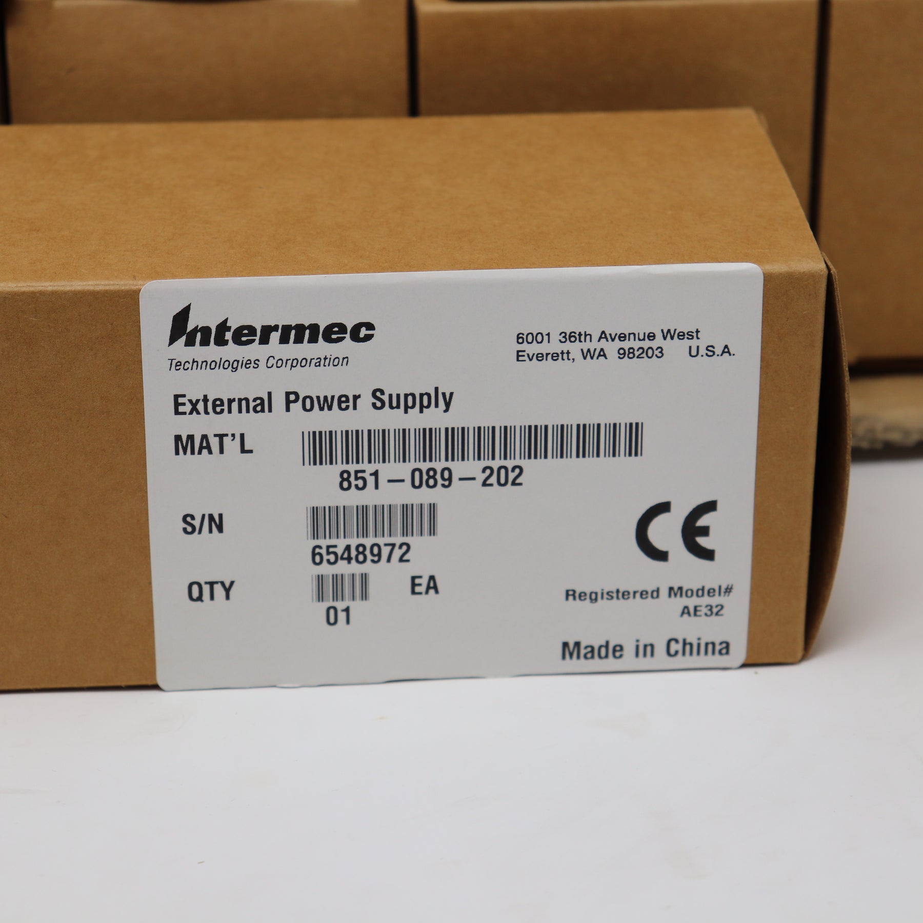 Lot of (5) Intermec AE32 Power Supply AC Adapter | 851-089-202