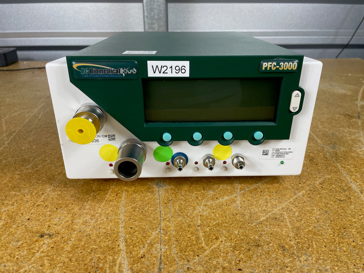 BC Group IMT Medical Gas Flow Analyzer / Ventilator Calibrator Tester