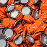 500 Uncrimped ORANGE Bottle Crown-caps for Capping Home brew Beer Brewery Quality Astir
