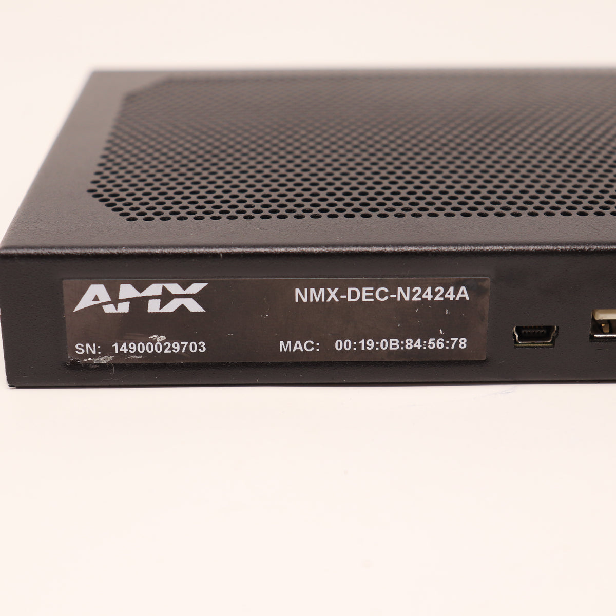AMX N2424A 4K Decoder 4:4:4 VOIP Decoder w/ POE+ KVM