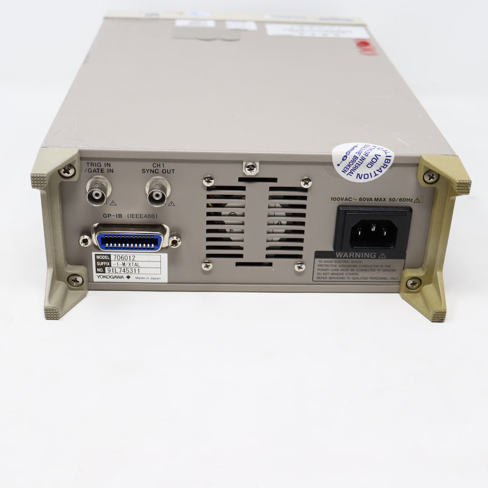 Yokogawa FG120 2MHz Synthesized Function Generator 706012