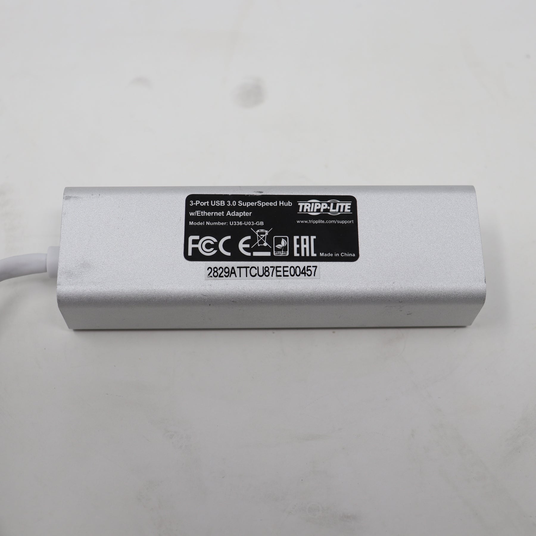 Tripp Lite 3 Port USB 3.0 to Gigabit Ethernet NIC Network Adapter U336-U03-GB