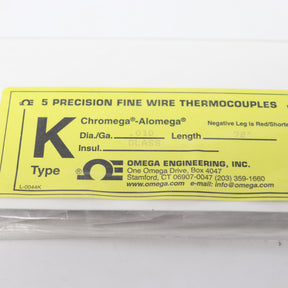 5-pack Omega Type K Polyimide Fast Response Surface Thermocouple SA1XL-K-72