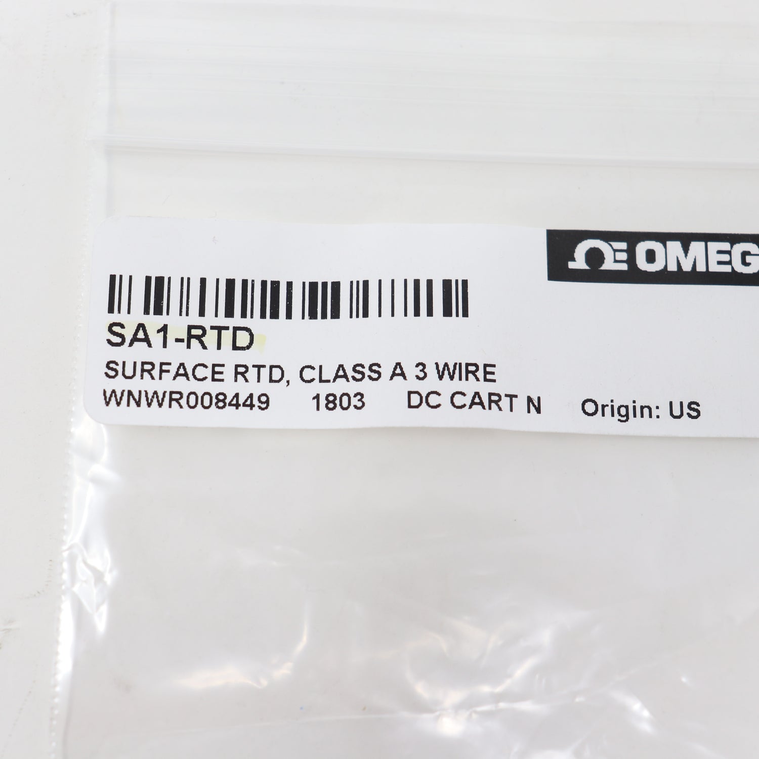 4-Pack Omega Class B Polyimide Fast Response RTD Surface Sensors SA1-R