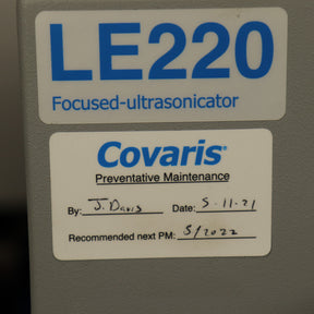 Covaris LE220 Focused Ultrasonicator