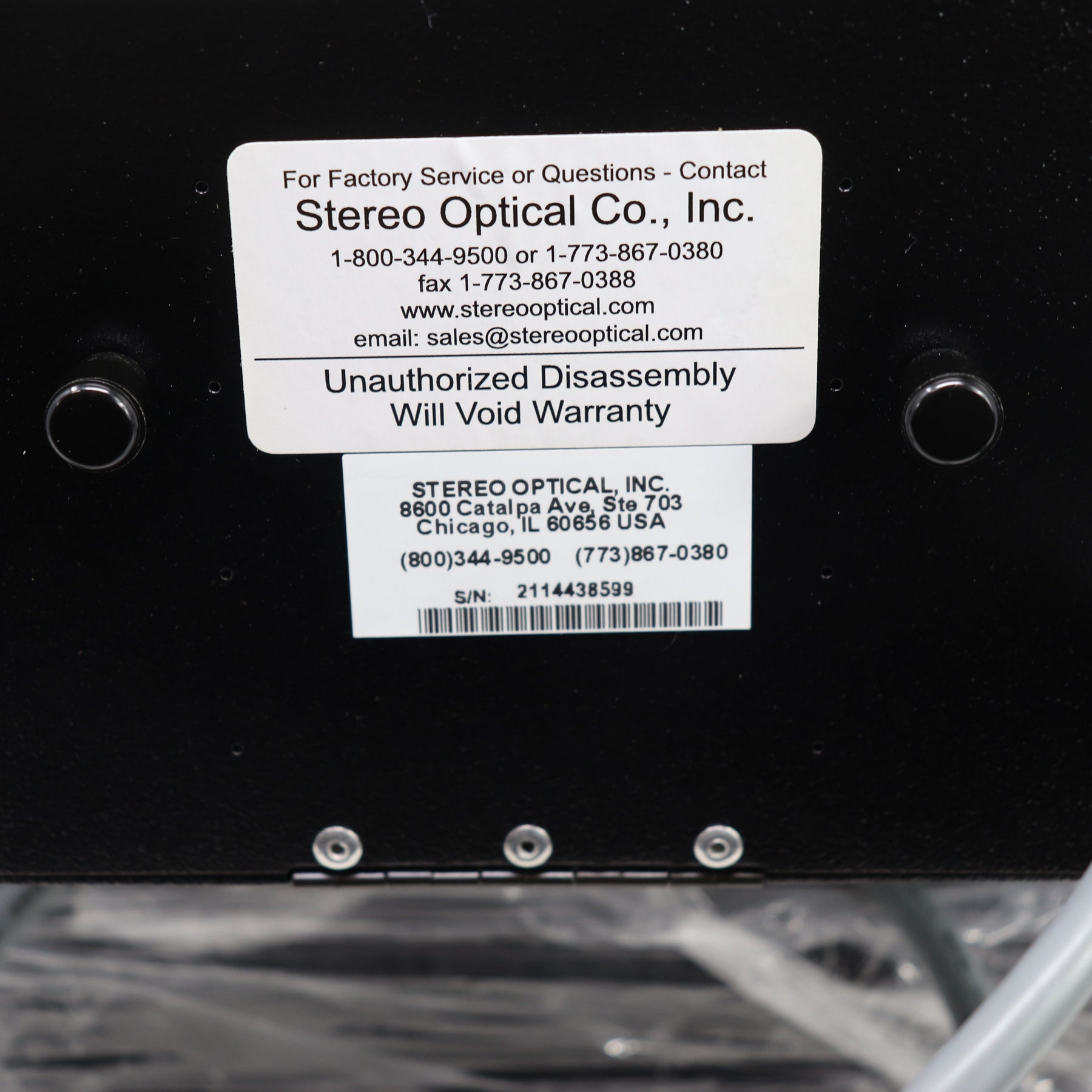 Stereo Optical Co Optec 1000 DMV (updated version) Vision Screener Tester
