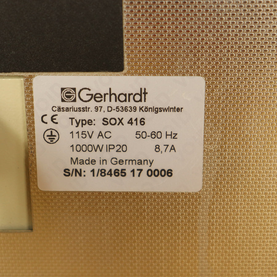 Gerhardt Soxtherm SOX 416 6Place Macro Extraction System
