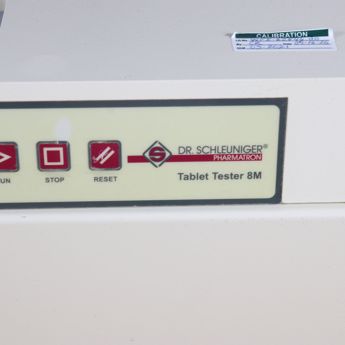 Dr.Schleuniger Pharmatron 8M Tablet Hardness Tester NIST Cal