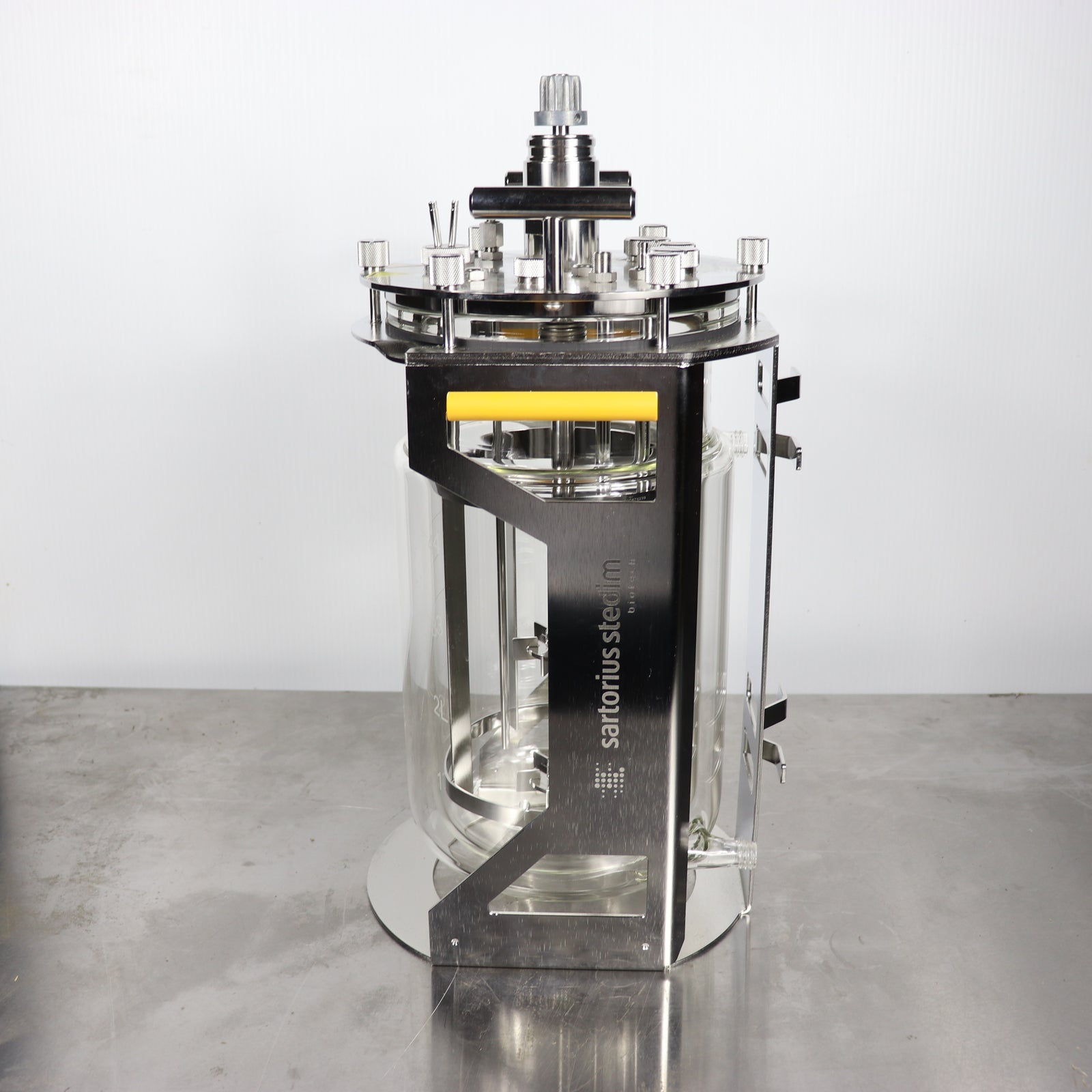 Satrous Rocker Sartorius Stedim 5L Double Wall Glass Bioreactor Fermenter Univessel-0