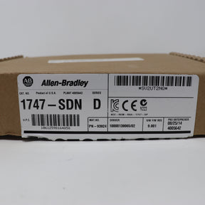 Allen Bradley AB 1747-SDN SER D SLC 500 DeviceNet Scanner Module F/W 9.001