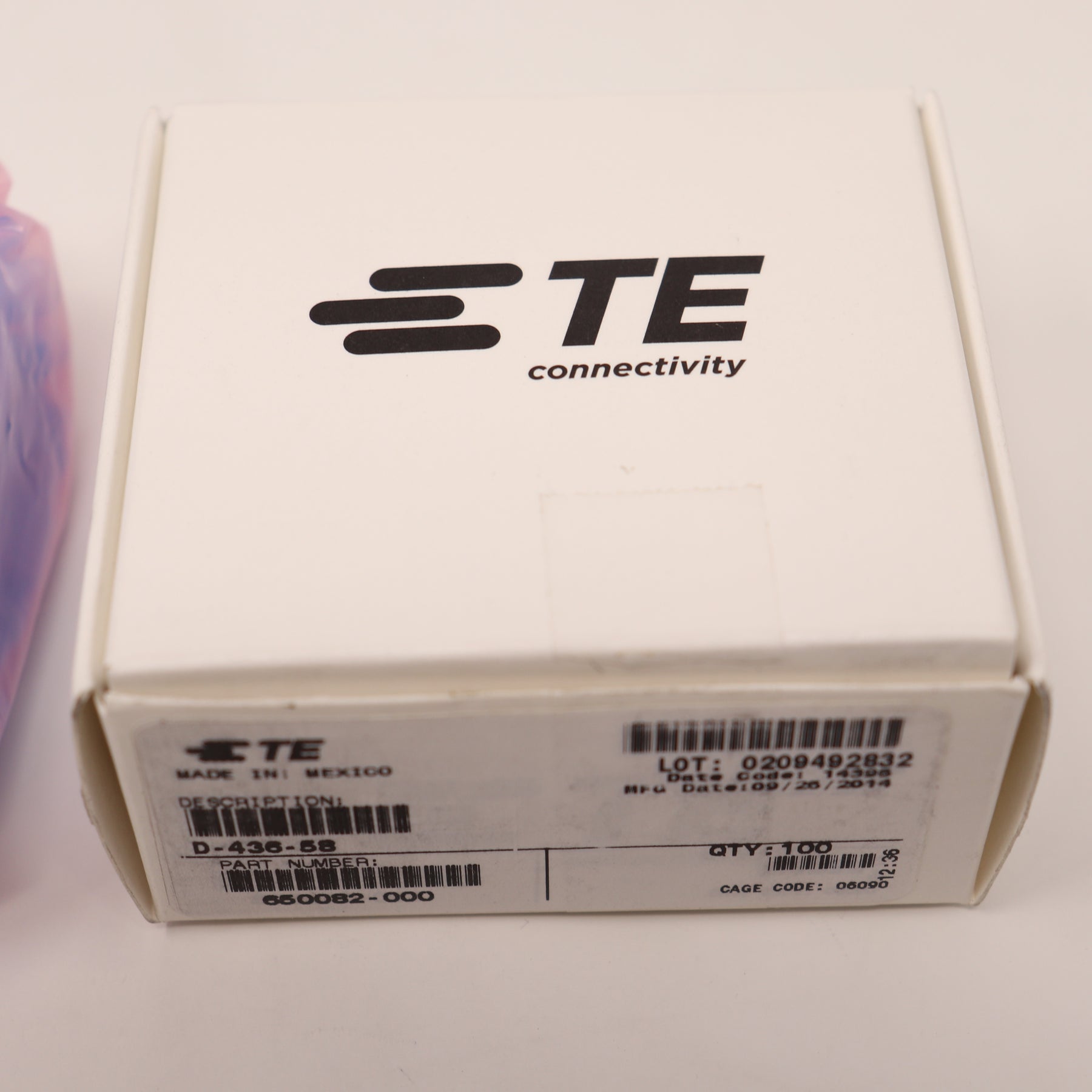 (100) Pack TE Connectivity 20awg-16awg SPLICE D-436-58