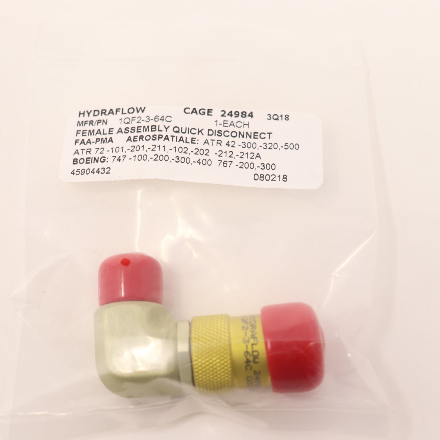 Hydraflow Female Assembly Quick Disconnect Connector 1QF2364C