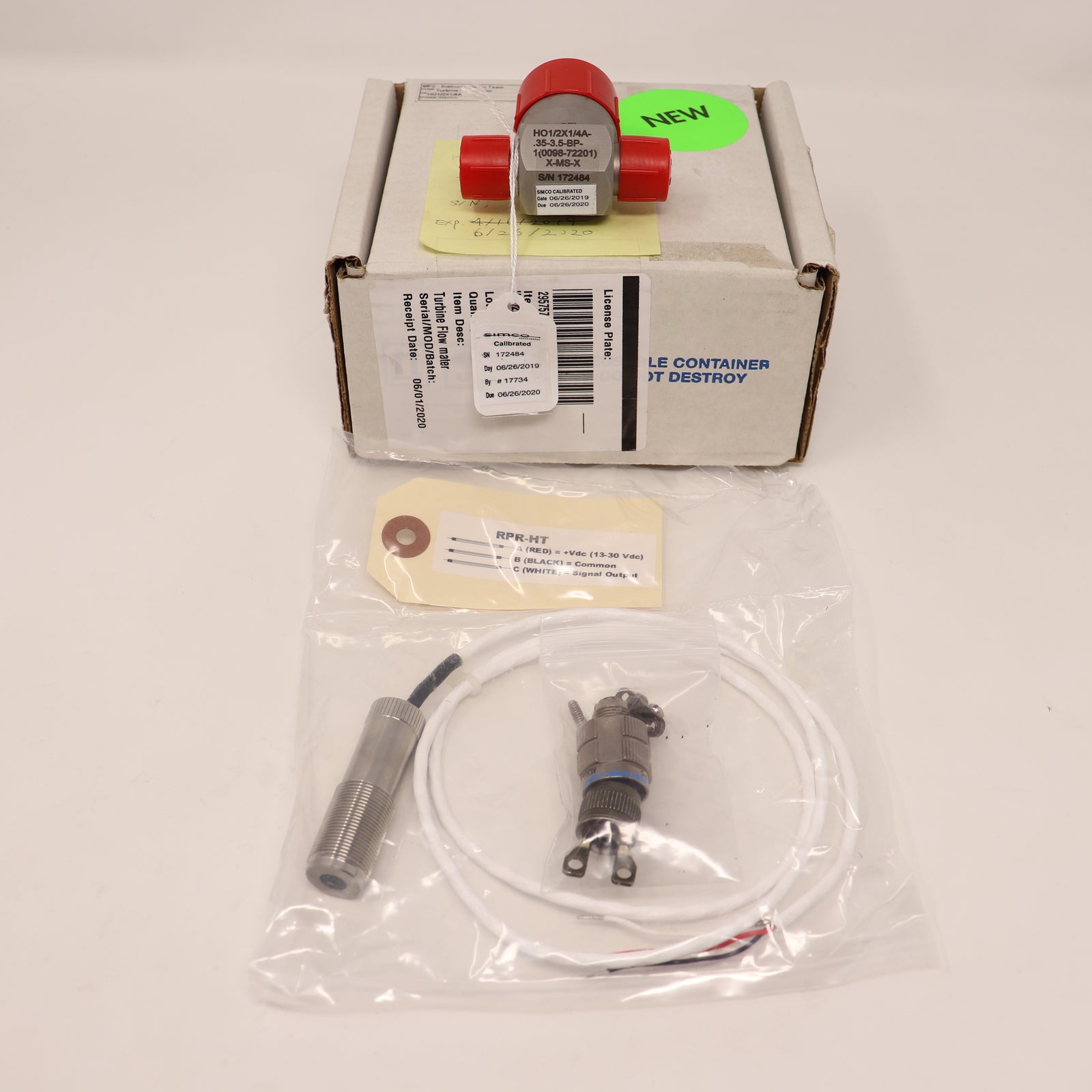 Hoffer Flow Controls Turbine Flow Meter H01/2X1/4A.353.5BP1 00987