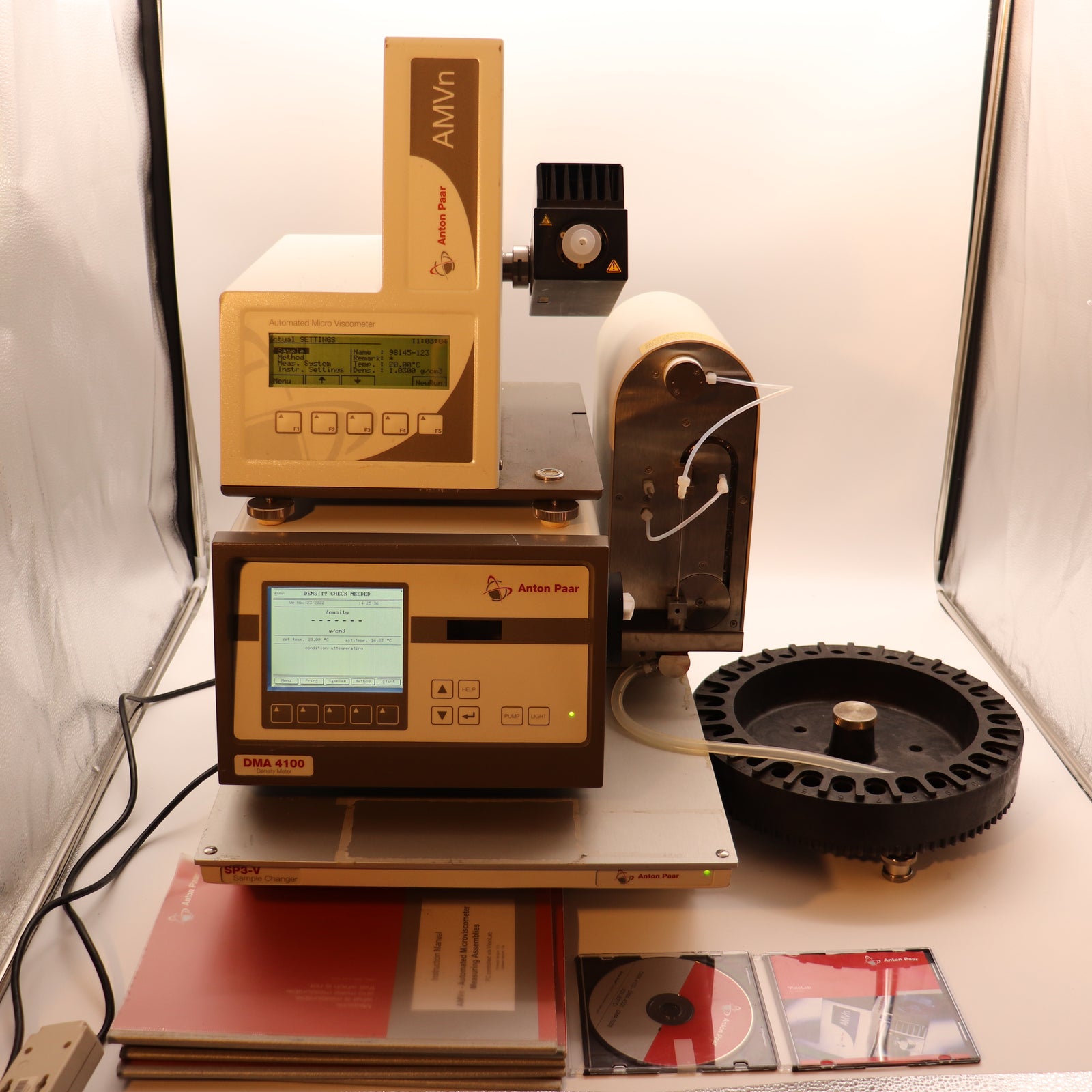 Anton Paar DMA 4100 Density Meter SP3V Sampler AMVn