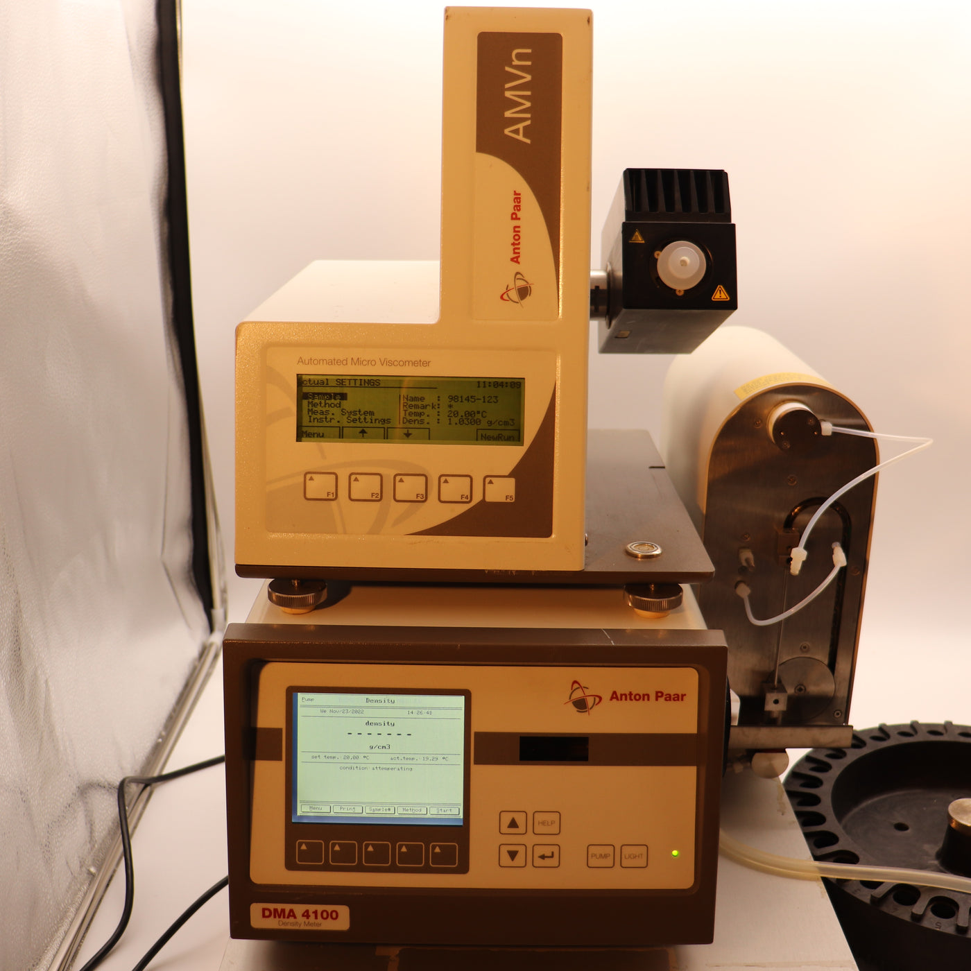 Anton Paar DMA 4100 Density Meter SP3V Sampler AMVn
