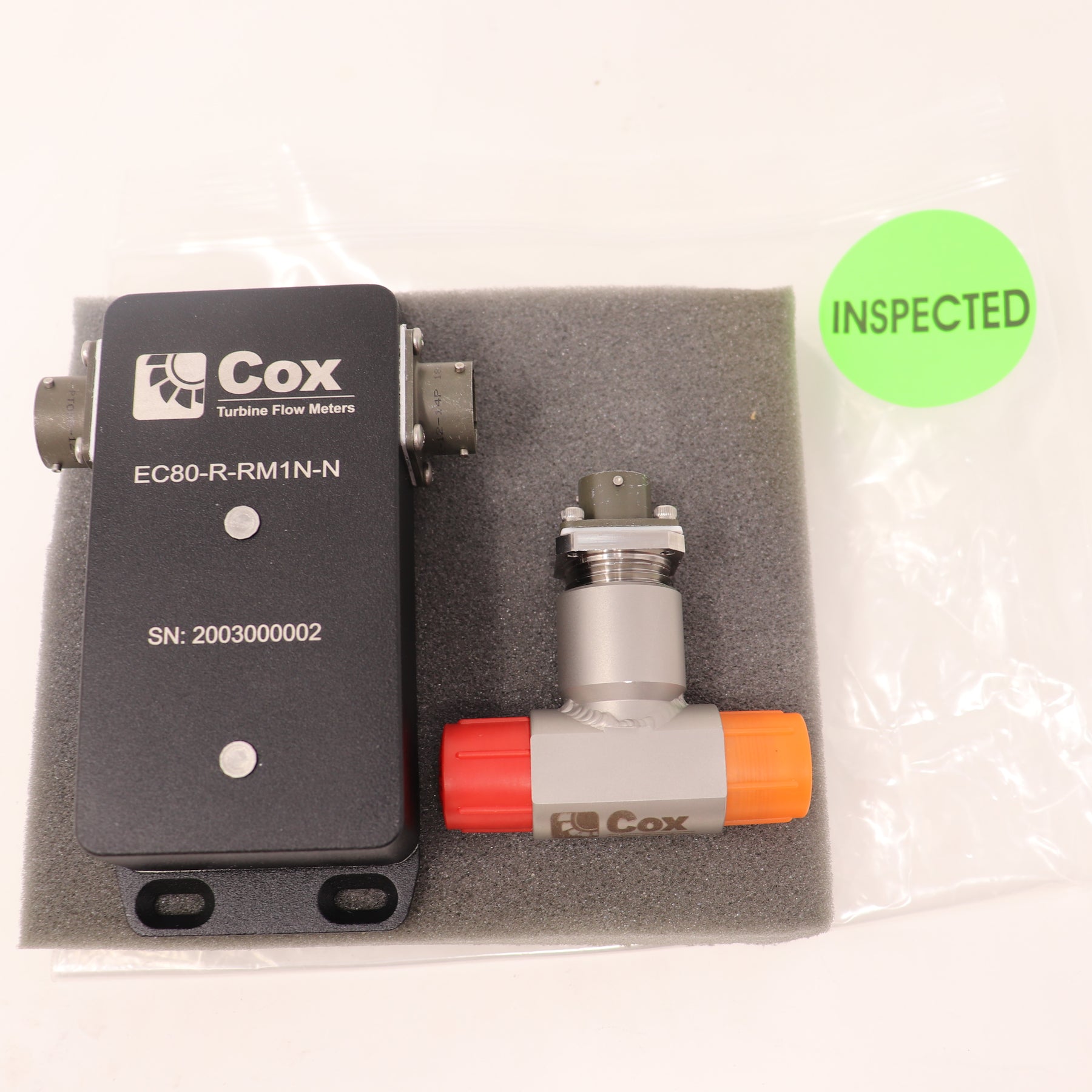 Badger Cox Flow Processor EC80+Exact Dual Rotor Turbine Flow Meter CDL12/10/08