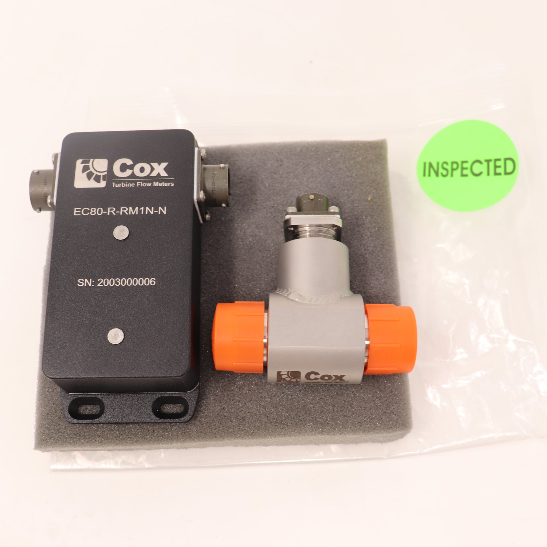 Badger Cox Flow Processor EC80+Exact Dual Rotor Turbine Flow Meter CDL12/10/08