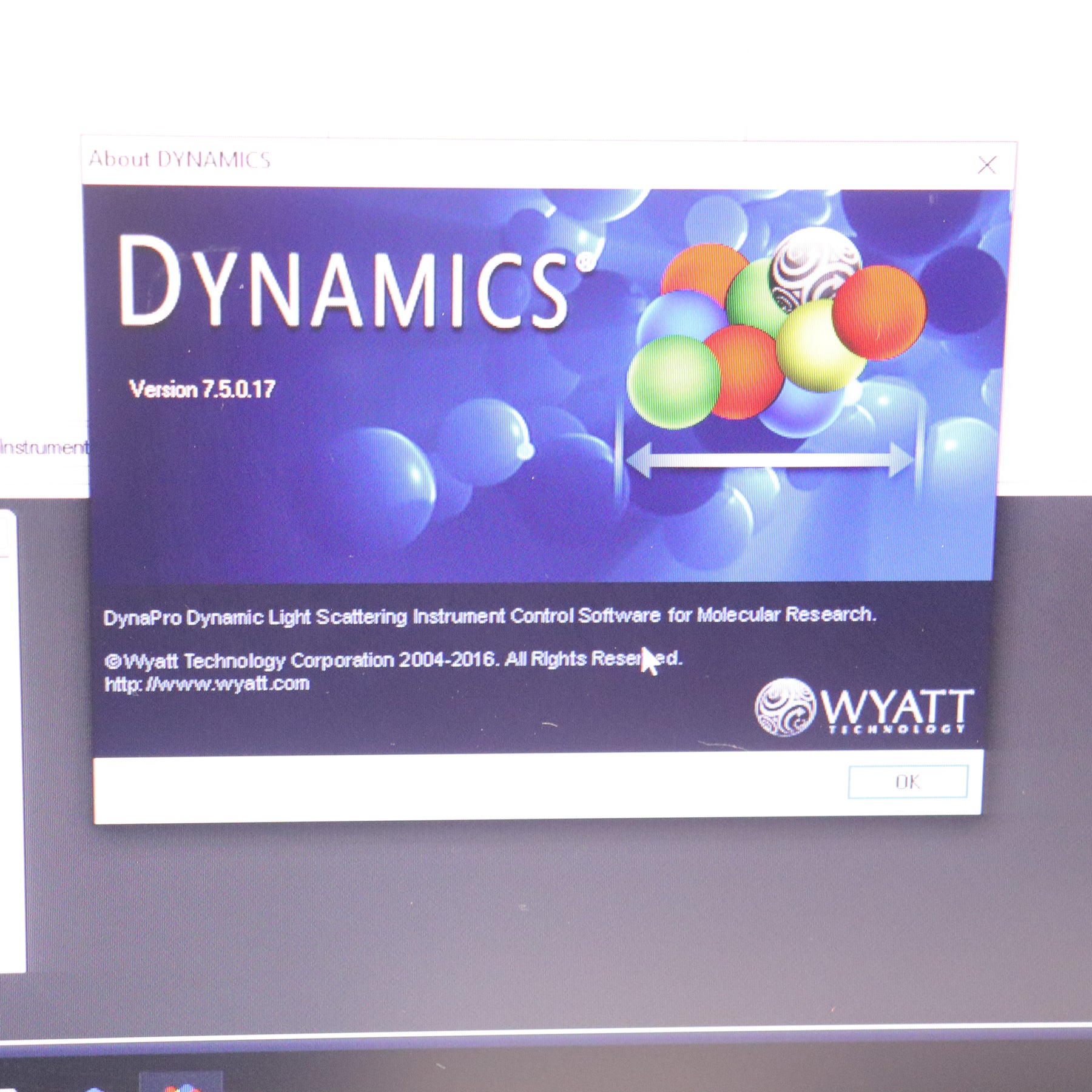 Wyatt DLS Dynamic Light Scattering DynaPro PlateReader II WPR2-07